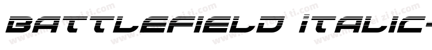 Battlefield Italic字体转换